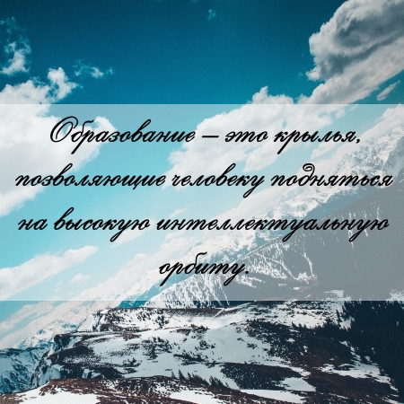 цитата об образовании и контрольной